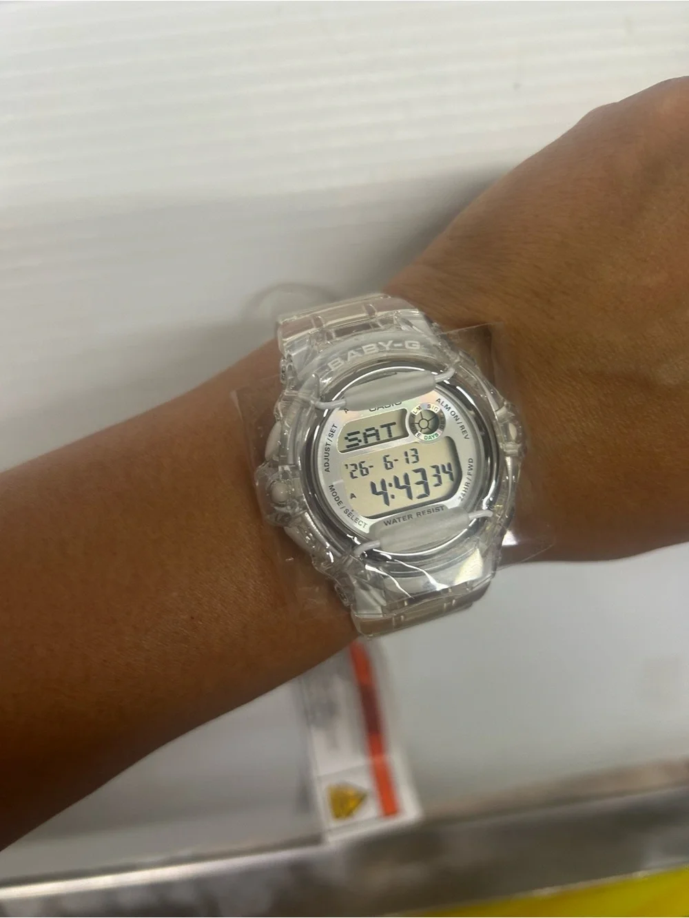 Casio Baby-G Clear Translucent Digital Watch - Clear